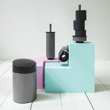 Йоржик для унітазу з тримачем платиновий профіль Brabantia