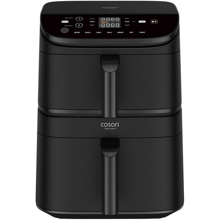 Фритюрниця повітряна COSORI Turbo Tower Chef Edition 10.8L, 2630W, чорна