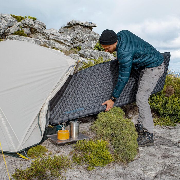 Туристичний килимок Naturehike Thermal 3.5R, ультралегкий, самонадувний, для кемпінгу, 4 сезони, -6℃, з надувною сумкою, висока ізоляція для зими