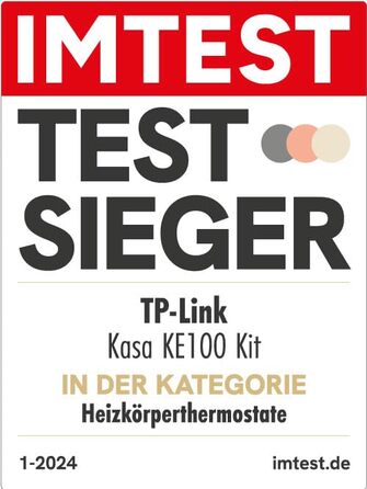 TP-Link Kasa Smart Термостат для радіатора WiFi Starter Kit (Хаб + 1 Термостат), Керування опаленням через додаток Kasa, Геофенсинг, Розпізнавання відкритих вікон, Matter, Сумісність з Alexa