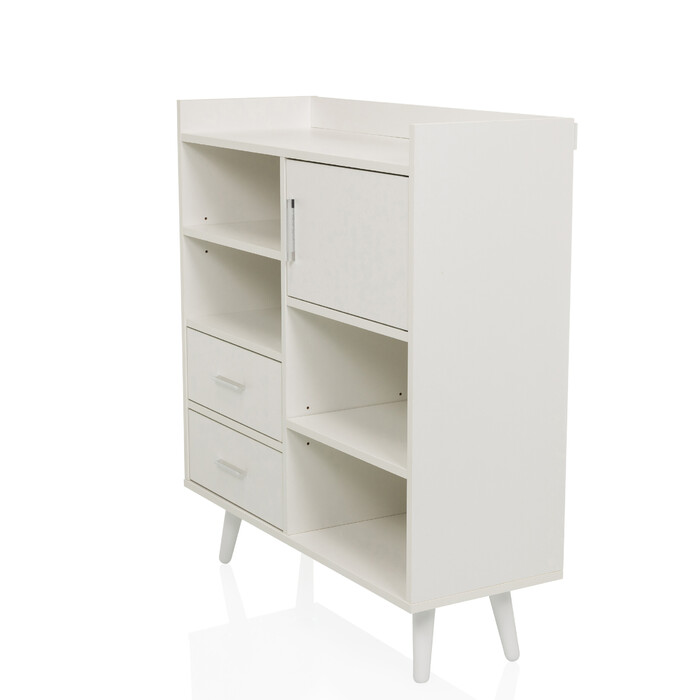 Сервант / комод MYRDAL 80x30x90 см 2 висувних ящика 1 двері білий hjh LIVING