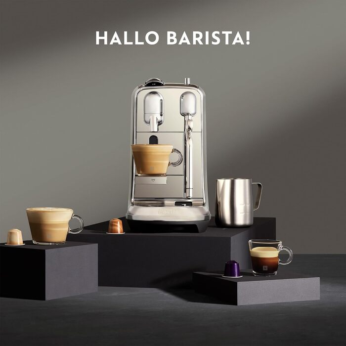 Кавомашина капсульна Nespresso Creatista Plus SNE800 від Sage, матова чорна