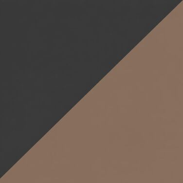 Комплект постільної білизни Leonado Vicenti Cashmere-Touch Teddy Plüsch, 2-частинний, 135x200 см, теплий зимовий фліс Coral Fleece, ефект вельвету, двосторонній (Коричневий - Антрацит)