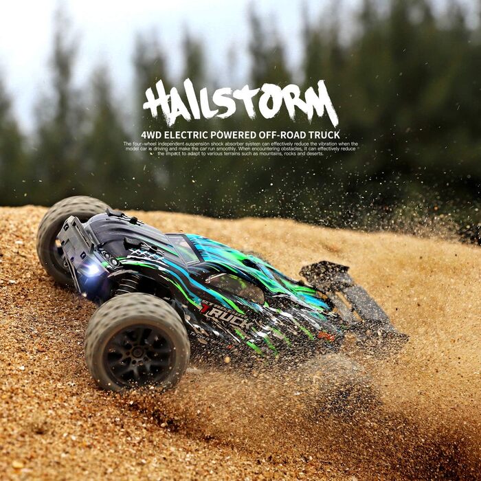 Радіокерований позашляховик HBX 1:18 4WD 36+ км/год Monster Truck RC Truggy Водонепроникний RTR
