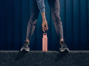 Термос SIGG Hot & Cold One з ситечком для чаю, герметичний, BPA-free, з нержавіючої сталі 18/8, 0.55 л, рожевий