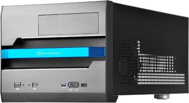 Корпус SilverStone SST-SG12B Sugo Micro ATX Cube, чорний
