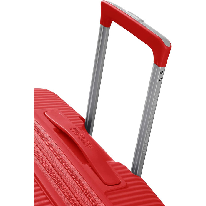 Валіза American Tourister Soundbox розширювана, 67 см, 81 л, червона, з TSA замком, поліпропілен, спінер