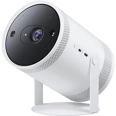 Samsung The Freestyle: Портативний LED-проектор Full HD HDR10 з автонастроюванням та 360° звуком (2023)