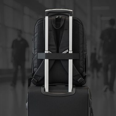 Рюкзак для ноутбука Genesis Pallad 550, 17.3 дюйма, 24 л, 19 кишень, чорний