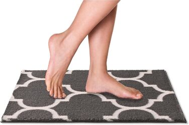Килимок для ванної Taracarpet Florentiner, темно-сірий, 60x120 см, машинне прання