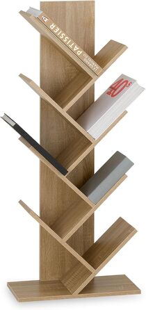 Стильна полиця IDIMEX Jules Sonoma - дерев'яна полиця для книг та декору, з якісної ДСП