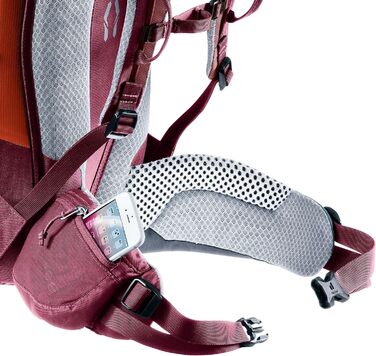 Жіночий туристичний рюкзак Deuter Trail 28 SL, 28 л, каштановий, для хайкінгу та альпінізму