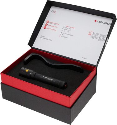 Ліхтарик Ledlenser P5R LED, 420 люмен, акумуляторний, фокусування, 240 м, до 15 годин роботи, магнітна зарядка, настінне кріплення