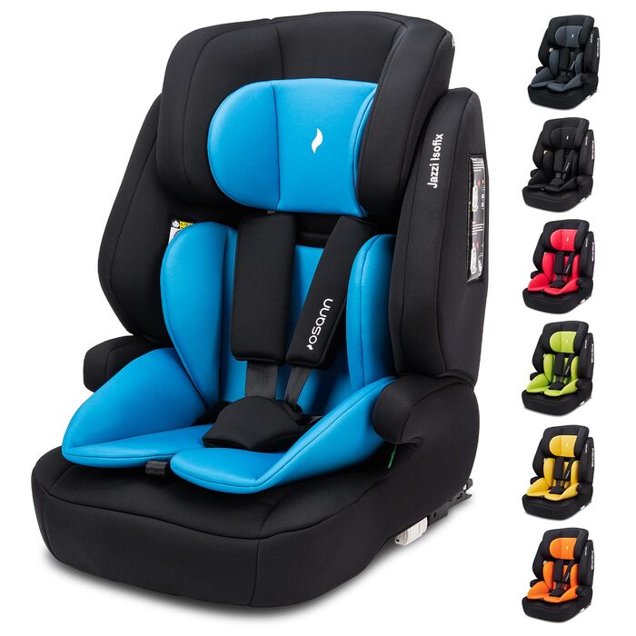 Дитяче автокрісло Osann Jazzi Isofix i-Size 76-150 см, зростаюче, для дітей від 1 року, синє