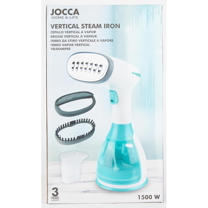 Jocca Вертикальна парова праска з антикрапельною системою, дорожня парова щітка, зелена