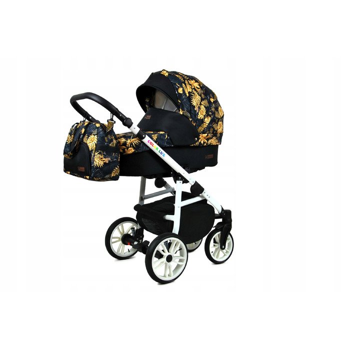Дитячий візок 4в1 BabyLux ColorLux: прогулянкова коляска, люлька, автокрісло та база ISOFIX