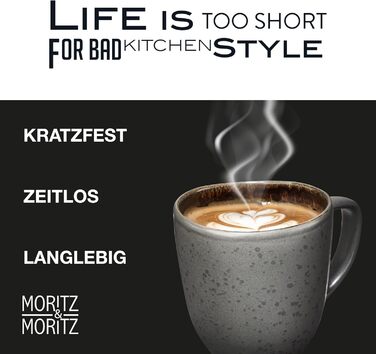 Набір посуду Moritz & Moritz ORGANIC на 6 осіб (24 шт.) - елегантний набір з високоякісної кераміки. Включає: 6 тарілок для вечері, десерту, супу та чашок (бежевий).