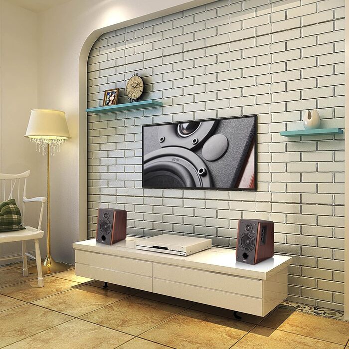 Акустична система Edifier R1700BT: активні полочні колонки з Bluetooth, цифровим та аналоговим входами, корпус із натурального дерева, з пультом ДК