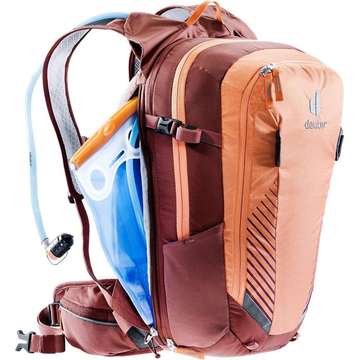 Жіночий велосипедний рюкзак Deuter Compact EXP 12 SL, 12 л, сієнна-червоний, для спорту і подорожей