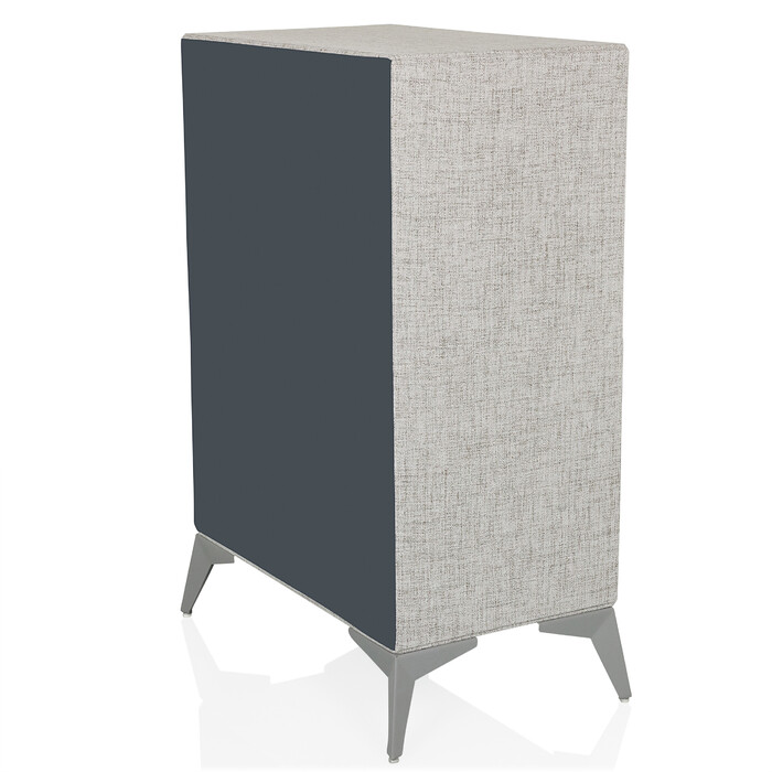 Комод SKUFFY 64x35x90см 4 шухляди сірий hjh LIVING