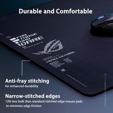 Ігровий килимок для миші ASUS ROG Sheath II XXL, чорний