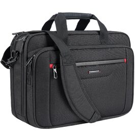Сумка для ноутбука VANKEAN Premium Briefcase до 17.3 дюймів, чорно-червона