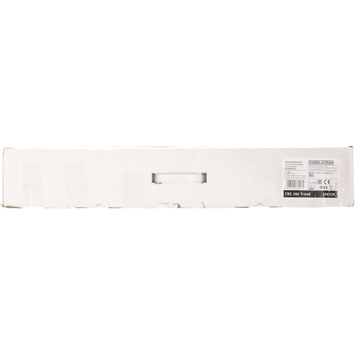 Електричний конвектор STIEBEL ELTRON CNS 200 TREND 2 кВт, для 25 м², металевий корпус, білий, енергозберігаючий, з LC-дисплеєм, тижневим таймером, без 120-хвилинного таймера