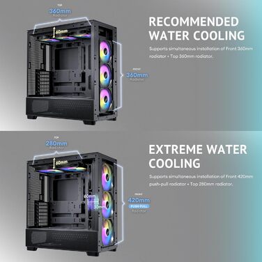 Корпус для ПК Antec Flux Midi Tower чорний, роздрібна версія