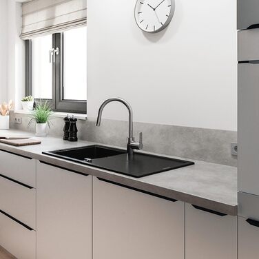 Змішувач кухонний GROHE Get з високим виливом, поворотний на 150°, економія води, хром 31494001