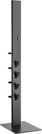 Алюмінієва підставка Mount Plus HAB2-HS для бездротових пилососів Dyson V15, V12, V11, V10, V8, V7, V6 та роботів-пилососів, з 8 тримачами для аксесуарів