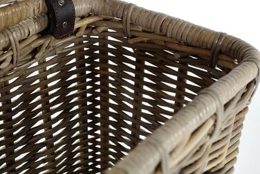 Kobolo універсальний кошик для зберігання білизни з ротанга, сірий