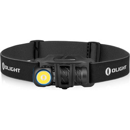 Ліхтарик-налобний OLIGHT Perun 2 Mini LED, 1100 люмен, 150 м, USB-зарядка, 5 режимів, водонепроникний, з червоним світлом, для кемпінгу та надзвичайних ситуацій, чорний