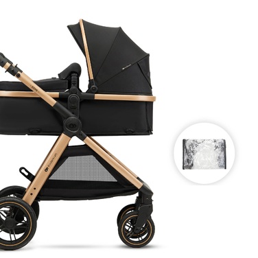 Багатофункціональний дитячий візок Kinderkraft ESME 2в1, Pure Black