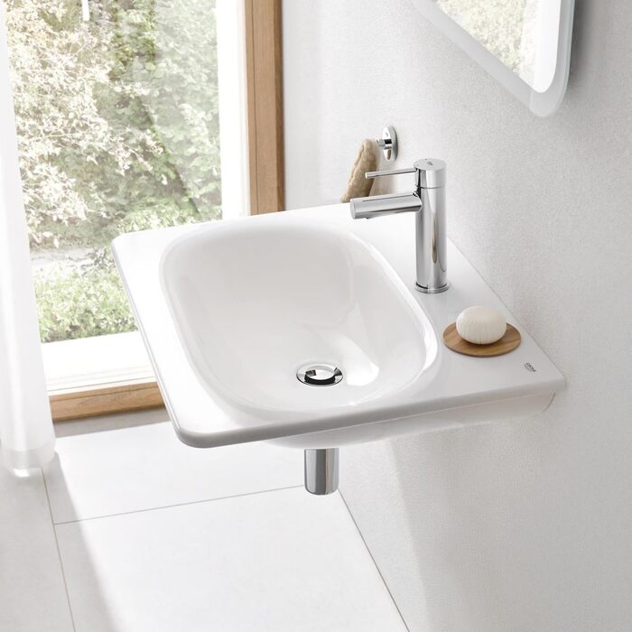 Змішувач для ванної кімнати Grohe Essence, хромований, водозберігаючий, 17 см, проста установка