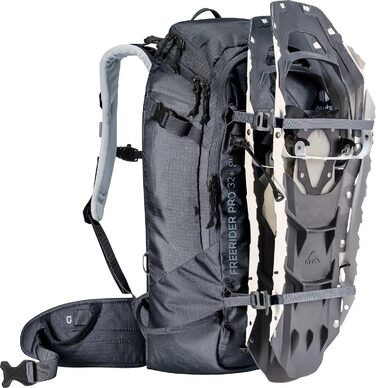 Жіночий рюкзак для гірських лиж deuter Freerider Pro 32+ SL, 32+ л, чорний