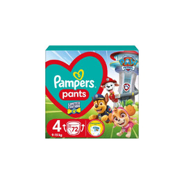 Підгузки Pampers Active Baby Paw Patrol, розмір 4 (9-15 кг), 72 шт.