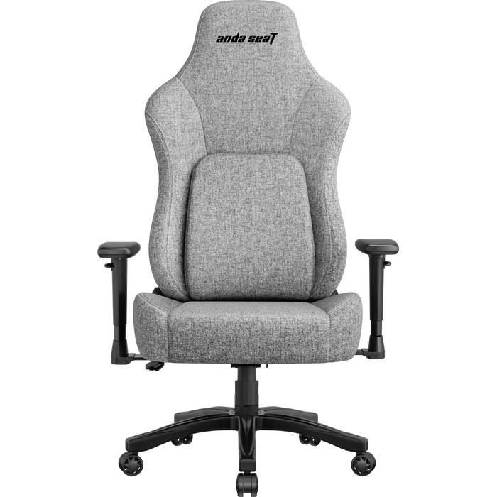 Крісло геймерське ігрове Anda Seat Phantom 4 L до 90 кг Gray Fabric (AD18YSD-72-G-F-G01)