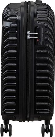 Дорожня валіза American Tourister Mickey Clouds, розмір S, розширювана, 55 см, 38/45 л, чорна з принтом Міккі Мауса, ручна поклажа, на колесах