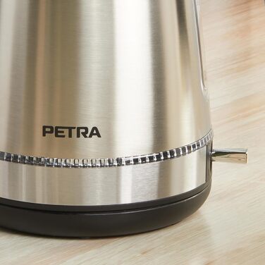 Електрочайник Petra PT5557VDE 1,7 л, 2200 Вт, LED-підсвітка, BPA-free, 360° база, антинакипний фільтр, авто-вимкнення, оглядове вікно