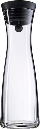 Скляна карафа для води WMF Basic, 1 літр з кришкою, Silikondeckel, CloseUp-Verschluss