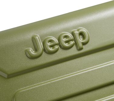 Валіза Jeep JH004C велика (28 дюймів), розширена, пластикова з колесами-спінерами, колір Avocado