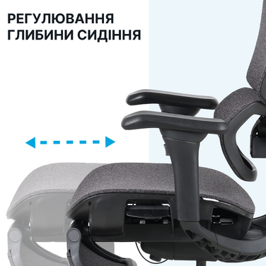 Крісло офісне OfficePro Jade OC970G Gray