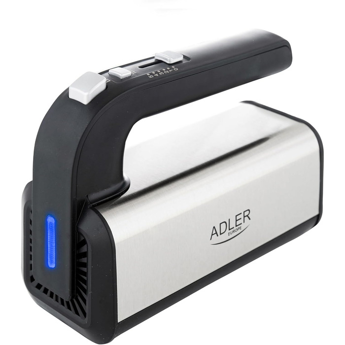 Ручний міксер ADLER AD 4225 INOX 800 Вт, 3 функції, кухонний міксер, чорний/сріблястий