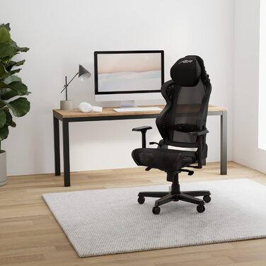 Ігрове крісло DXRacer Air R1S, сітка, чорне, для високих, до 200 см