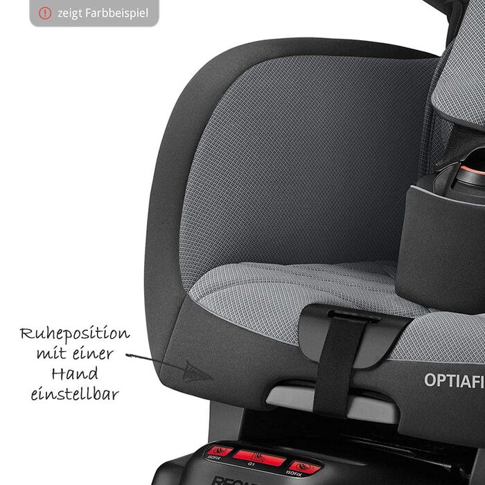 Дитяче автокрісло RECARO Optiafix, червоне, ISOFIX
