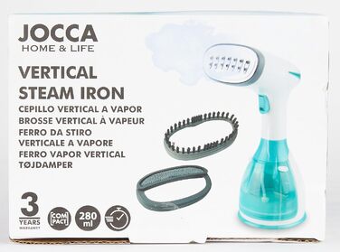 Jocca Вертикальна парова праска з антикрапельною системою, дорожня парова щітка, зелена