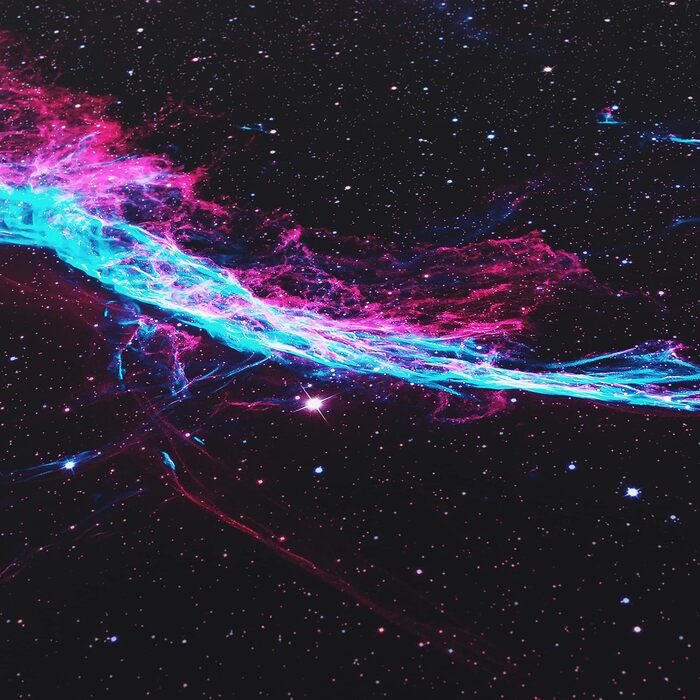 Ігровий килимок для миші Titanwolf XXXL (1200x600 мм) з принтом Veil Nebula — великий килимок на стіл для геймерської миші та клавіатури