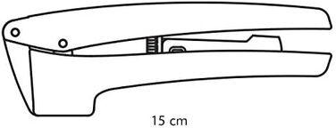 Прес для часнику Tescoma з пластиковою сіткою, 22.8x8.7x4.3 см