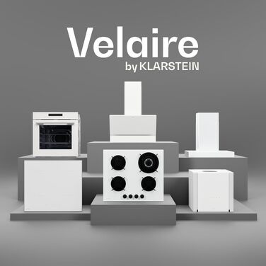 Морожевниця Klarstein Velaire, 500 Вт, 3 контейнери по 0,6 л (загальний об'єм 1,8 л), 10 програм, сенсорний дисплей, для йогурту та сорбету, біла