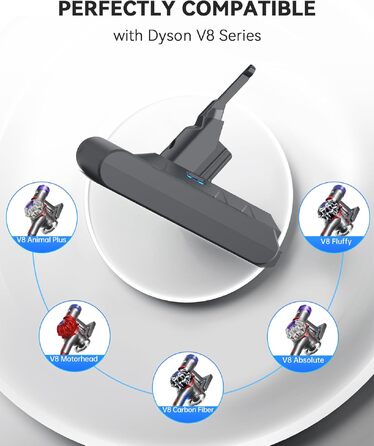 Акумулятор Morpilot V7 8000mAh для пилососа Dyson V7 SV11 Animal, Motorhead, Pro, Trigger, Fluffy + 3 фільтри
